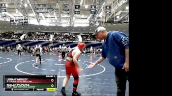 120 lbs Round 3 - Logan Wholey, Allendale Youth Wrestling vs Kellen McPeake, South Hills Wrestling Academy