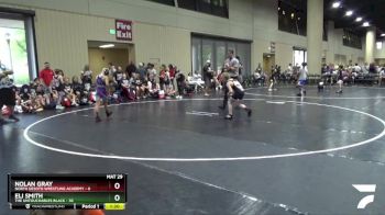 75 lbs Round 4 (6 Team) - Eli Smith, The Untouchables Black vs Nolan Gray, North Desoto Wrestling Academy