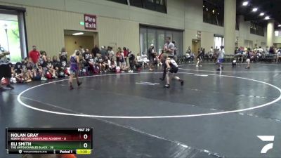 75 lbs Round 4 (6 Team) - Eli Smith, The Untouchables Black vs Nolan Gray, North Desoto Wrestling Academy