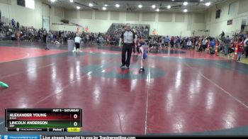 45 lbs Champ. Round 1 - Alexander Young, O.A.A vs Lincoln Anderson, DGF