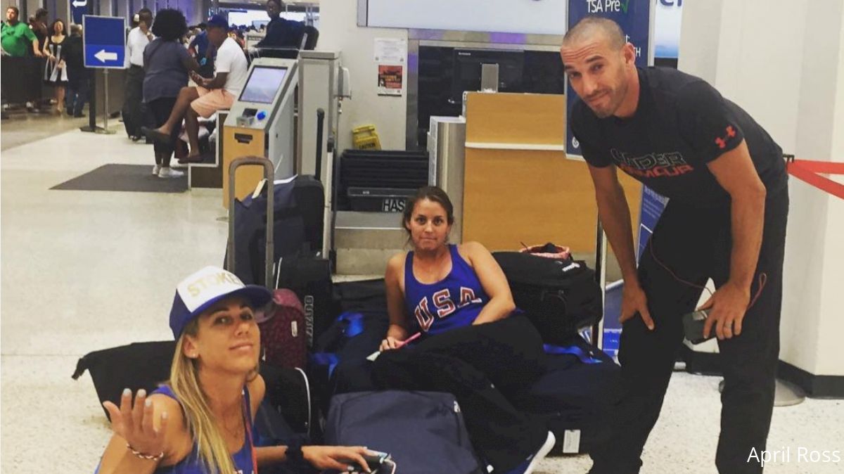 April Ross, Nick Lucena and Brooke Sweat Got Stranded in Houston