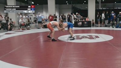 60 kg Cons. Sub-quarters - Mason Milsaps, Boneyard Wrestling Academy vs Jaxon Lane, Grindhouse Wrestling