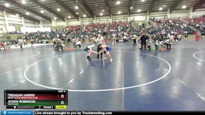 140 lbs Cons. Round 2 - Treagan Harris, Ririe Youth Wrestling Club vs Ayden Robinson, Westlake