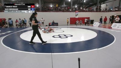61 kg Cons. Rd Of 32 - Marco Tocci, Tar Heel Wrestling Club vs Jack Bergmann, Navy Wrestling Club