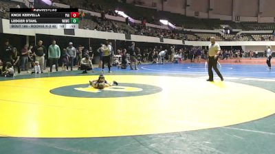 Rookie K-2 48 Semifinal - Knox Kervella, Poquoson Athletic Association vs Ledger Stahl, Warmup Gang Wrestling Club