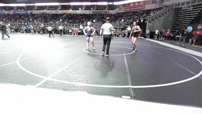 152.4-166.2 lbs Round Of 16 - Camary Schmalzbach, Jackson County Wrestling vs Teegan Robinson, Patriots Wrestling Club-Dothan