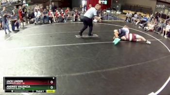 160 lbs Round 5 (6 Team) - Jack Linder, Minnesota Gold vs Andres Valencia, Nebraska Black
