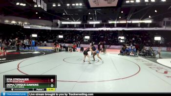 Girls 155 lbs Cons. Round 4 - Demaj`unique Dawkins, Federal Way (Girls) vs Syia Strohauer, South Kitsap (Girls)
