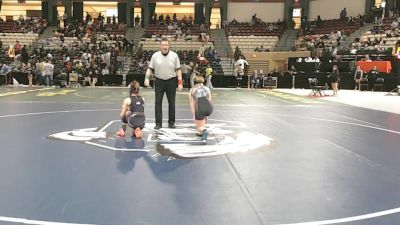 100 lbs Cons. Round 1 - Khloe Buckholdt, Meade vs Hailey Smith, Sparrows Point