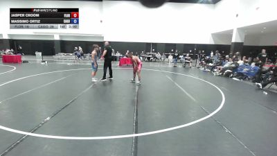 132 lbs Jasper Croom, Florida vs Massimo Ortiz, California Gold