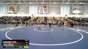 50 lbs Semifinal - David Coistek, Wayne Wrestling Club vs Alexandria Ward, Club Not Listed