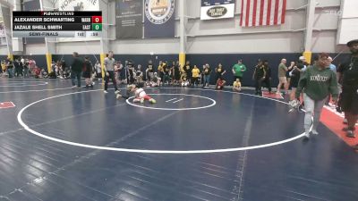 54 lbs Semifinal - Alexander Schwarting, Warrington vs Jazale Shell Smith, East Hartford