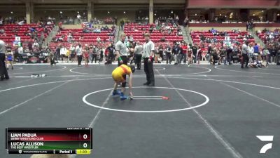 68 lbs Cons. Round 2 - Liam Padua, Derby Wrestling Club vs Lucas Allison, The Best Wrestler