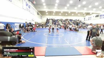 130 lbs Semifinal - Mia Gil, Los Alamitos High School vs Sophie Shermak, Reverence Grappling