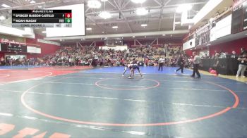 122 lbs Cons. Round 3 - Spencer Madson-Castillo, Petaluma vs Noah Magat, Freedom
