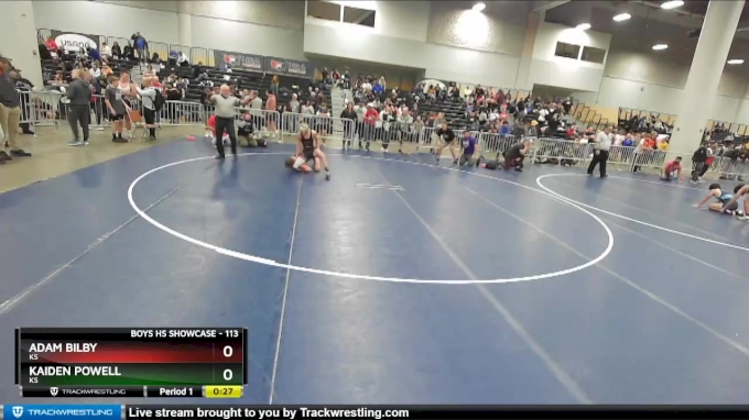 113 lbs Cons. Round 2 - Adam Bilby, KS vs Kaiden Powell, KS