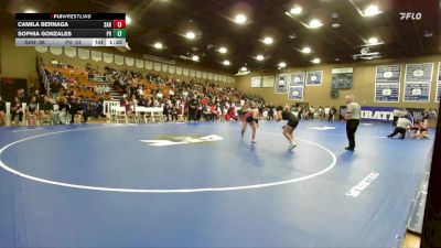 140 lbs Quarterfinals (16 Team) - Sophia Gonzales, Pioneer Valley vs Camila Bernaga, Sanger