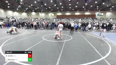 156 lbs Quarterfinal - Riley Smith, South Reno WC vs Jay Ramirez, Small Town WC