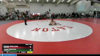 100 lbs Cons. Semi - Kiahna Spellman, Brighton vs Piper Montoya, Canon City