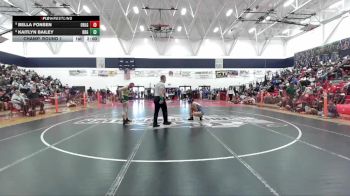Girls 157 lbs Champ. Round 1 - Bella Fonsen, Orland Girls vs Kaitlyn Bailey, Red Bluff Girls