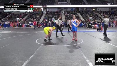 170 lbs Cons. Round 3 - Jonah Mathis, Bobcat WC vs Blaize Bearden, Neodesha