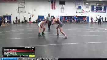 165 lbs Champ. Round 2 - Wyatt Haynes, Chicago vs Marty Koeing, Wisconsin-Platteville