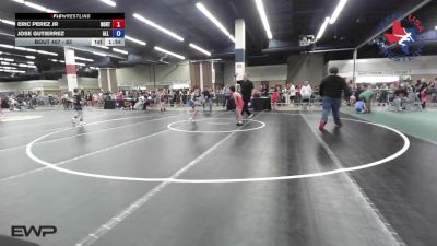 63 lbs Round Of 16 - Eric Perez Jr, Northside Amarillo Wrestling Club vs Jose Gutierrez, All American Wrestling Club