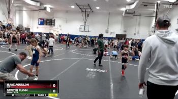 55 lbs Quarterfinal - Isaac Aguillon, C2X vs Sawyer Flynn, Legacy Elite