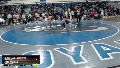 127 lbs Champ. Round 2 - Blake Han-Lindemyer, Farmington vs Jose Calvillo, Apple Valley