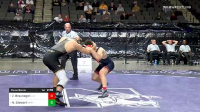 184 lbs Consolation - Zachary Braunagel, Illinois vs Noah Stewart, Army West Point