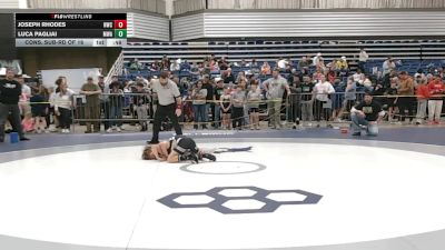 78 lbs Cons. Sub-rd Of 16 - Joseph Rhodes, NOVA Wrestling Club vs Luca Pagliai, Moen Wrestling Academy