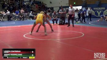 152 lbs Champ. Round 2 - Joseph Contreras, Walnut vs Espino Maximilliano, Cajon