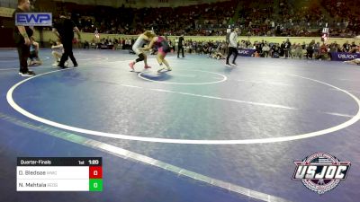 165 lbs Quarterfinal - Daisie Bledsoe, Woodland Wrestling Club vs Nikita Mehtala, Redskins Wrestling Club