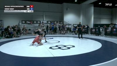 57 kg Cons. Sub-rd Of 16 - Michael Pappaconstantinou, Capital City Wrestling Club vs Drew West, Iowa