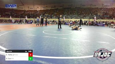 86 lbs Quarterfinal - Enrique Tellez Jr, Maize WC vs Sammy Cox, Blaine County Grapplers