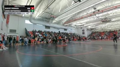 78-85 lbs Cons. Semi - Leora Butterfield, Powell Middle School vs Oakley Pedraza, Worland Middle School