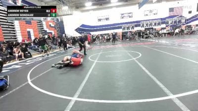 175 lbs Cons. Round 3 - Andrew Gonzalez, La Sierra vs Andrew Reyes, ML King