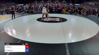 142 lbs Round Of 64 - Alexandra Riley, OH vs Sophia Hoeme, KS