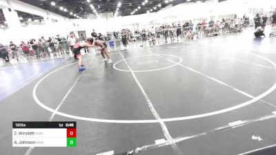 190 lbs Consi Of 16 #2 - Zander Winslett, Parker Invictus WC vs Allan Johnson, Rancho Bernardo WC