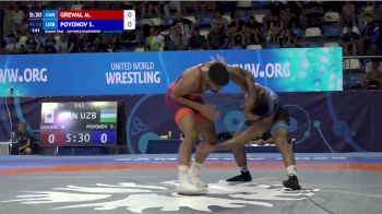 92 kg 1/4 Final - Michealjeet Grewal, Canada vs Sherzod Poyonov, Uzbekistan