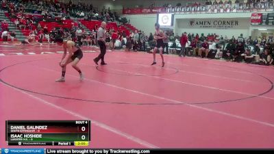 106 lbs Quarterfinals (8 Team) - Isaac Hoshide, Lassiter H.S. vs Daniel Galindez, South Effingham