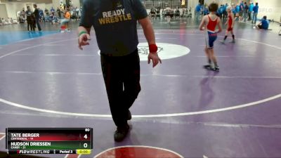 84 lbs Finals (8 Team) - Maxen Merritt, Canby vs August Kruse, Centennial