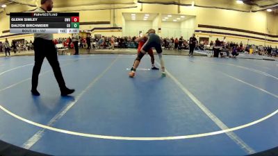 157 lbs Champ. Round 1 - Dalton Birchmeier, Cornerstone University vs Glenn Simley, Ohio Wesleyan University