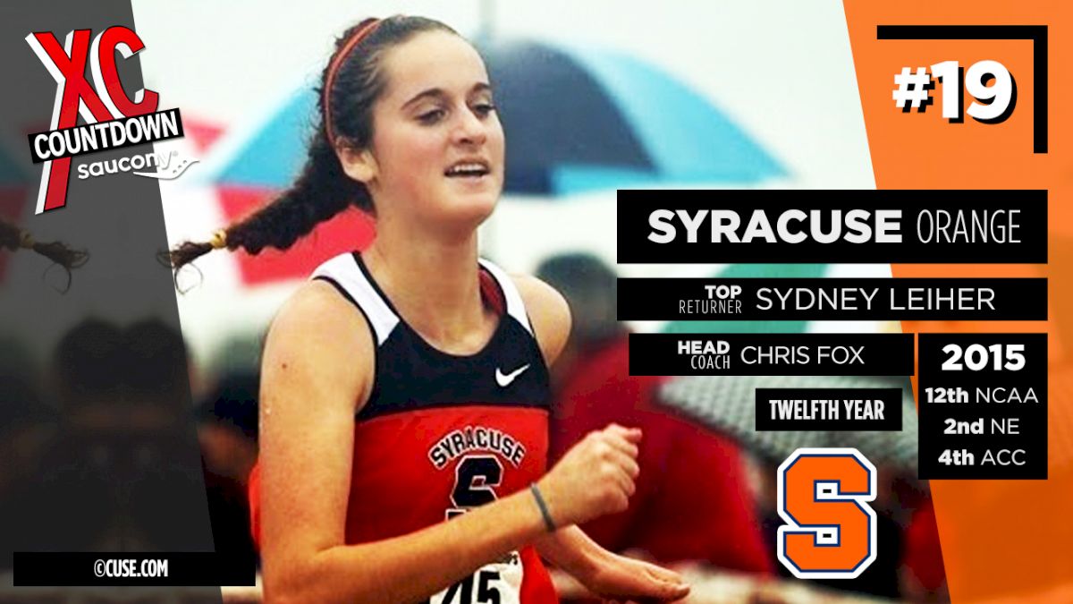 Saucony Flo50 XC Countdown: #19 Syracuse Women