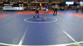 186 lbs Champ. Round 1 - Michael Aakre, Bearcats Wrestling Club Helena vs Liam Walker, Darkhorse Wrestling Club