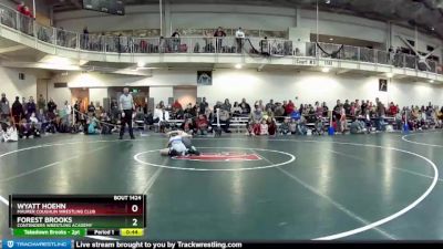 63 lbs Quarterfinal - Forest Brooks, Contenders Wrestling Academy vs Wyatt Hoehn, Maurer Coughlin Wrestling Club