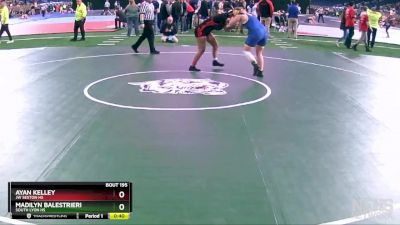 Girls-155 lbs Cons. Round 1 - Madilyn Balestrieri, South Lyon HS vs Ayan Kelley, JW Sexton HS