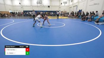 120 lbs Champ. Round 1 - Alfred Cabot, Aptos vs Ivan Hernandez, SoCal Grappling