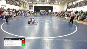 113 lbs Semifinal - Evan Kowalsky, Mt. Ararat-Brunswick vs Noah Parenteau, Belfast High School