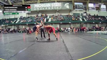 285 lbs Champ. Round 1 - Caleb Marzolino, Indiana vs Ryan Boersma, Illinois